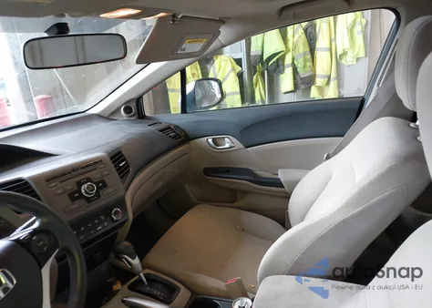 2012 Honda Civic Ex z USA, uszkodzony, nr VIN 19XFB2F86CE107093